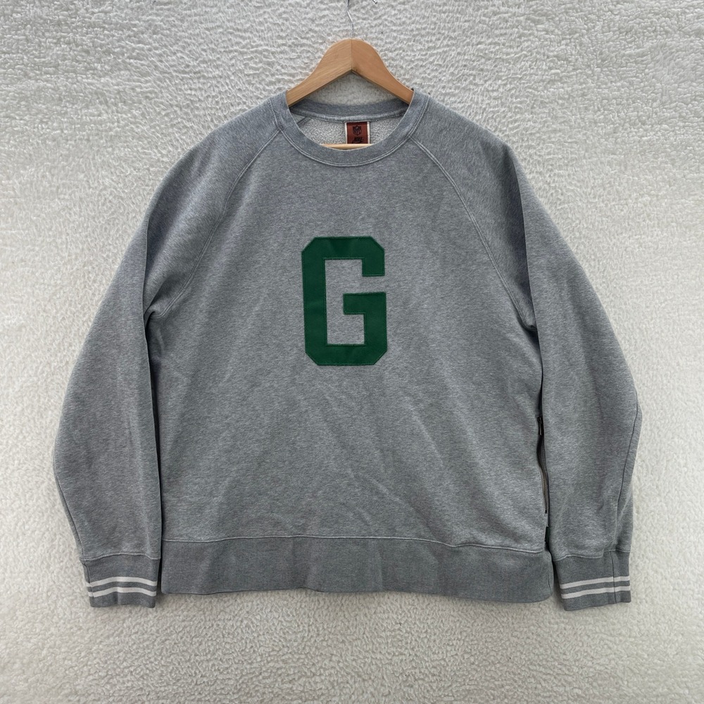 Green Bay Packers Sweatshirt Mens XL Gray Nike NFL Rewind Vintage Style Football